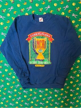 Jerzees Blue NCA Cheerleader National Championship Sweatshirt